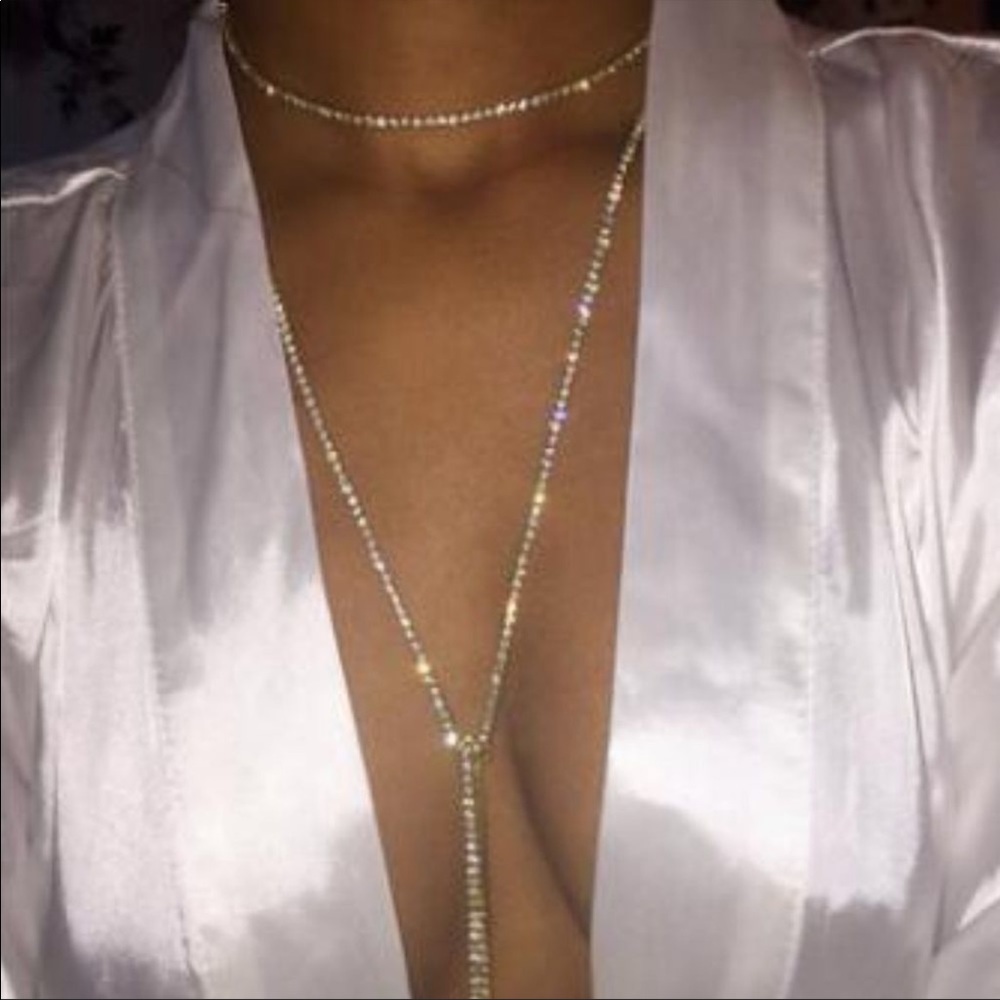 Jewel Drop Necklace